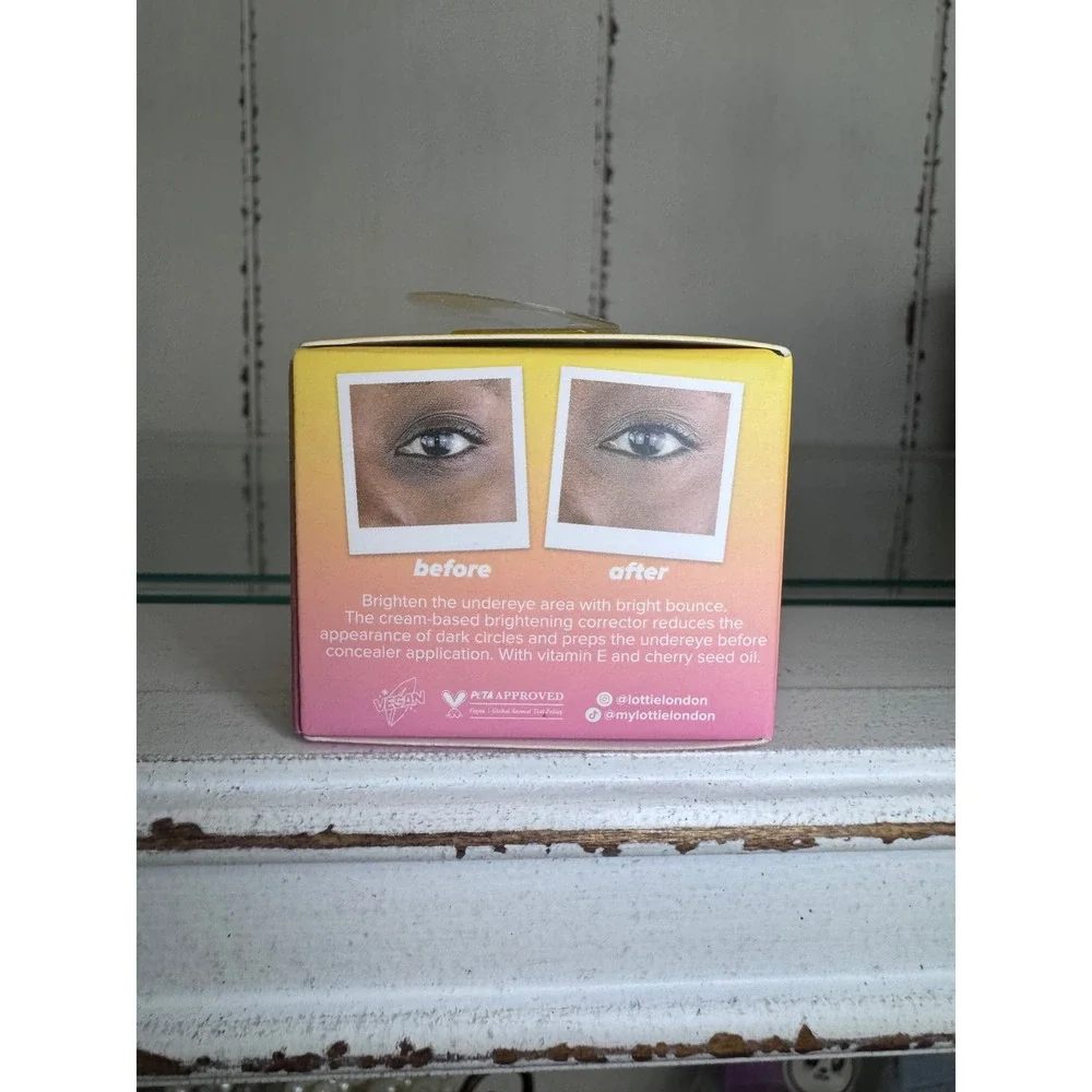 Lottie London Bright Bounce Undereye Brightening Corrector Deep 0.19 Oz New
